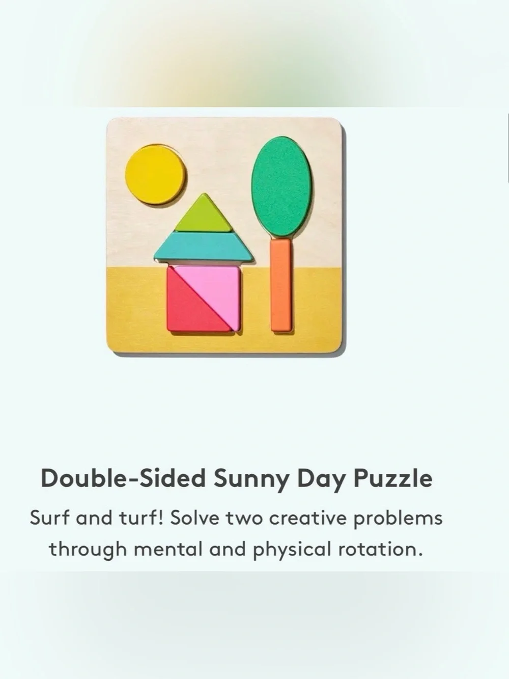 Lovevery Double-Sided Sunny Day Puzzle